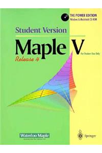 Maple V Release 4 Student Version CD-ROM