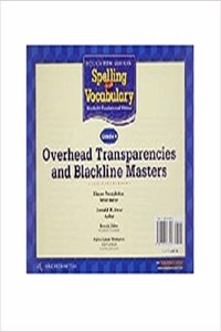 Houghton Mifflin Spelling and Vocabulary: Overhead Trans & Blm LVL 6