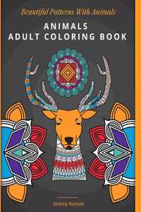 Animals Adult Coloring Book