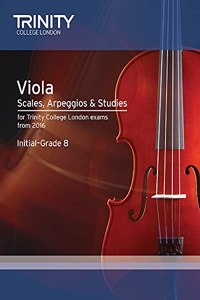 Viola Scales, Arpeggios & Studies Initial - Grade 8 from 2016