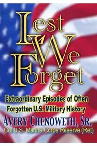 Lest We Forget