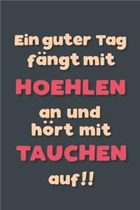 Ein guter Tag fängt mit Höhlentauchen an