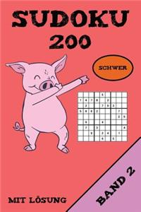 Sudoku 200 Schwer Mit Lösung Band 2