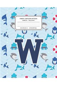 Primary Composition Notebook Grades K-2 Story Journal W