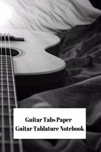 Guitar Tabs Paper Guitar Tablature Notebook