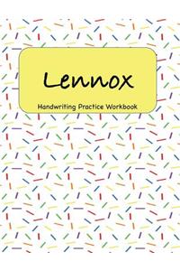 Lennox - Handwriting Practice Workbook