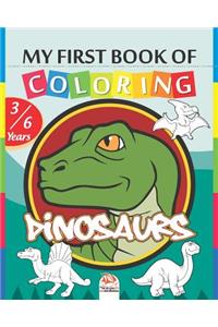 My first coloring book - Dinosaurs