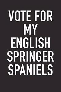 Vote for My English Springer Spaniels