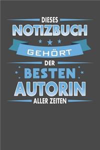 Dieses Notizbuch Gehört Der Besten Autorin Aller Zeiten
