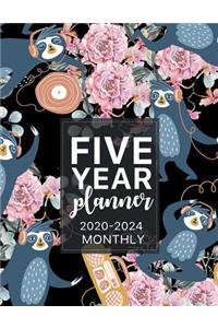 2020-2024 five year planner Monthly