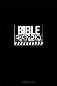 Bible Emergency Hotline Numbers