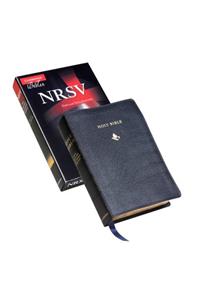 NRSV Popular Text Bible, Black French Morocco Leather, NR533:T