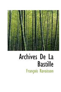 Archives de La Bastille