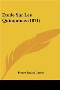 Etude Sur Les Quinquinas (1871)