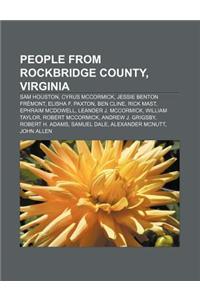 People from Rockbridge County, Virginia