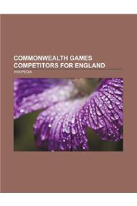Commonwealth Games Competitors for England