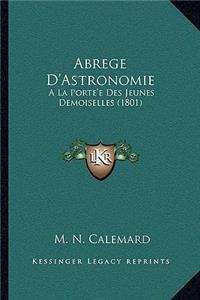 Abrege D'Astronomie