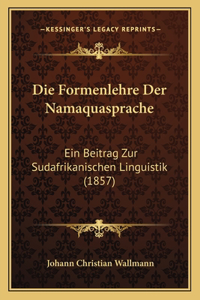 Formenlehre Der Namaquasprache