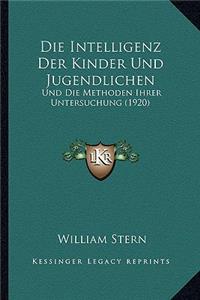 Die Intelligenz Der Kinder Und Jugendlichen