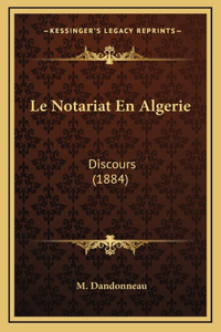 Le Notariat En Algerie
