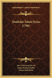 Abulfedae Tabula Syriae (1766)