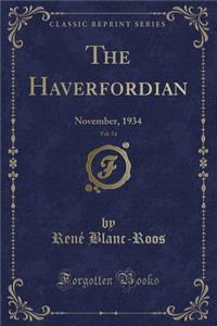 The Haverfordian, Vol. 54: November, 1934 (Classic Reprint)