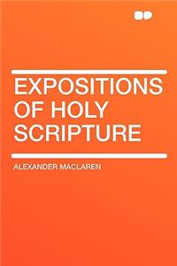 Expositions of Holy Scripture