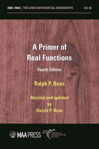 A PRIMER OF REAL FUNCTIONS 4TH ED CAR