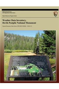 Weather Data Inventory, Devils Postpile National Monument