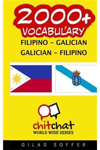 2000+ Filipino - Galician Galician - Filipino Vocabulary