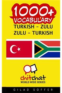 1000+ Turkish - Zulu Zulu - Turkish Vocabulary