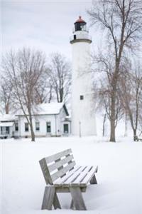 Michigan Lighthouse in the Snow Journal