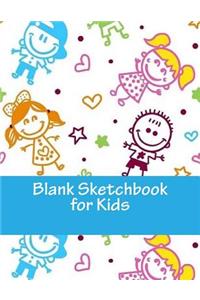 Blank Sketchbook for Kids
