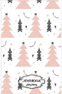 Notebook Journal Dot-grid,graph,lined,blank No Lined - Notebook Pine Tree Pattern: Small Pocket Notebook / Journal / Diary