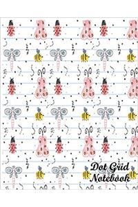 Cute Insect Dot Grid Notebook: Dot Grid Pages
