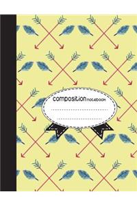 Composition Notebook, 8.5 x 11, 110 pages