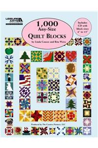 1,000 Any-size Quilt Blocks