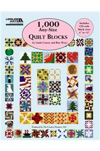 1,000 Any-Size Quilt Blocks (Leisure Arts #5593)