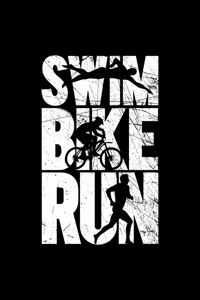 SWIM BIKE RUN TRIATHLON Notizbuch