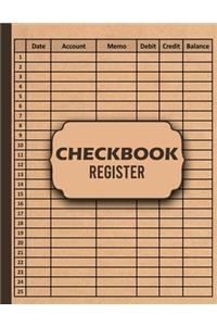 Checkbook Register