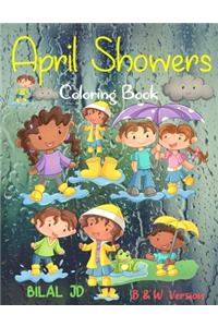 April Showers Coloring Book
