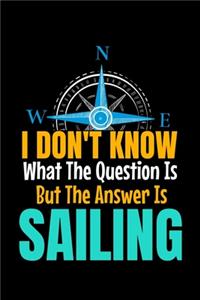 I Don't Know What The Question Is But The Answer Is Sailing