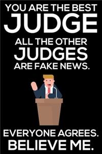 You Are The Best Judge All The Other Judges Are Fake News. Everyone Agrees. Believe Me.