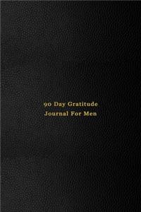 90 Day Gratitude Journal For men