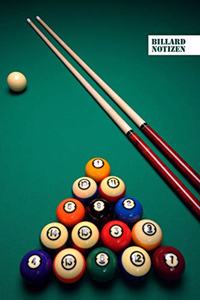 Billard Notizen Punktraster Notizbuch