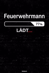Feuerwehrmann Lädt... Notizbuch