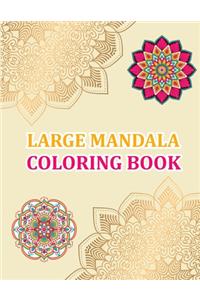 Large Mandala Coloring Book