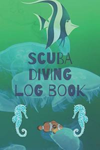 Scuba diving log book for divers