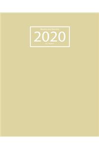 2020 Planner Weekly and Monthly