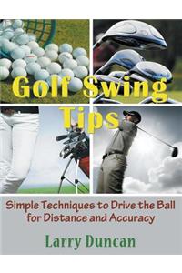 Golf Swing Tips (Large Print)